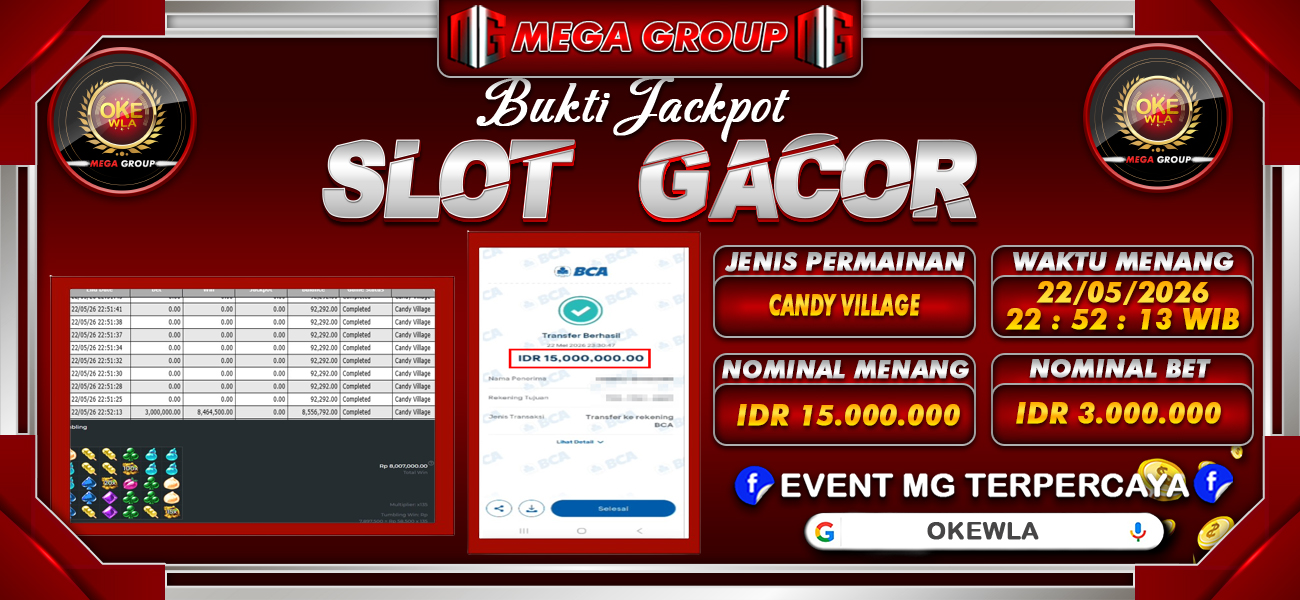 Bukti JP situs Okewla hari Sabtu, 23 Mei 2026